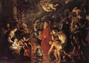 Peter Paul Rubens The Adoration of the Magi 1608 and 1628-1629 Sweden oil painting artist